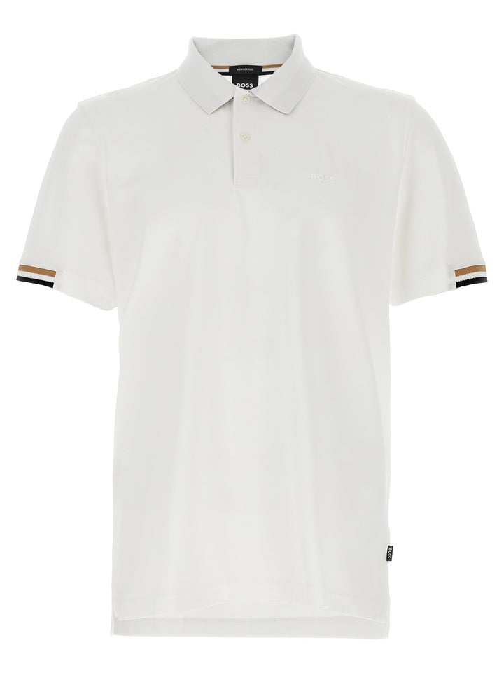 Hugo Boss Parlay 147 Polo - White | c9a07b5d5ce87001bc783cf98b07014e958925cc
