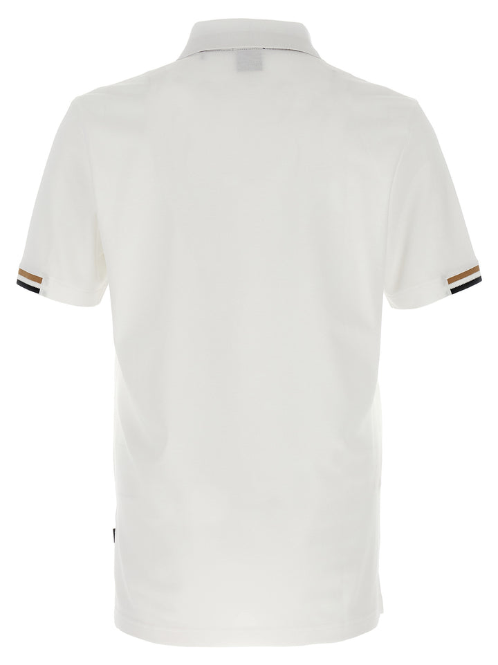 Hugo Boss Parlay 147 Polo - White | 3a07082a9fcb467196f4c874b9aa4cb966f9ef25