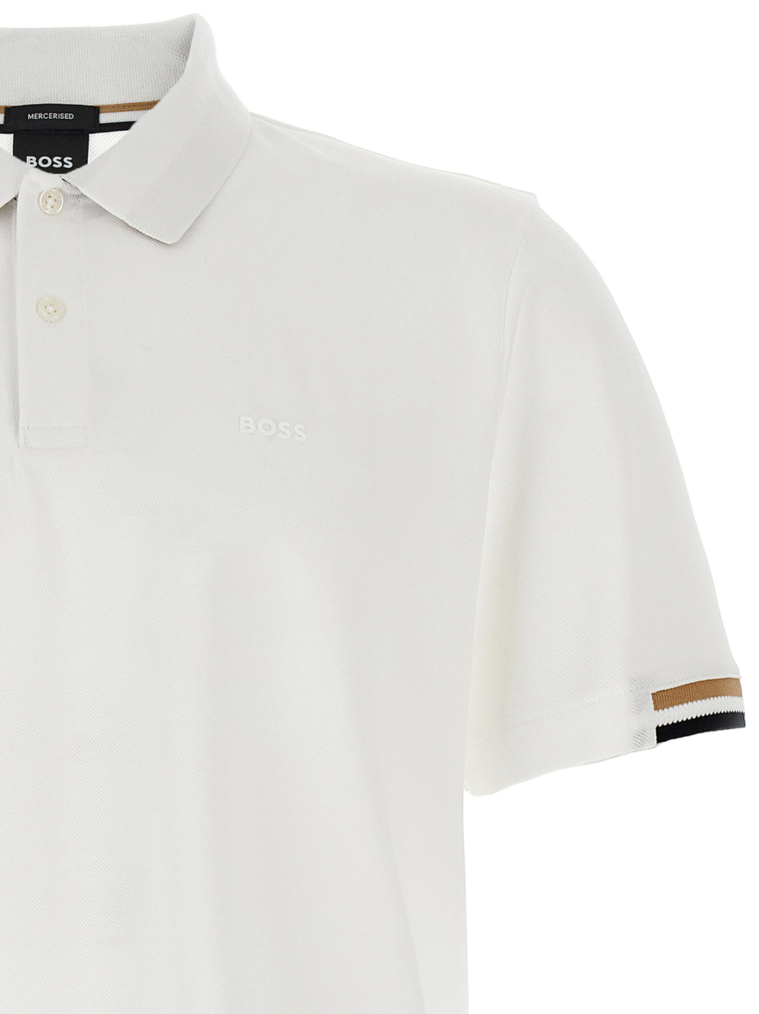 Hugo Boss Parlay 147 Polo - White | 6bae8a2d235d4531edce1eb755ed50de9888e7a7