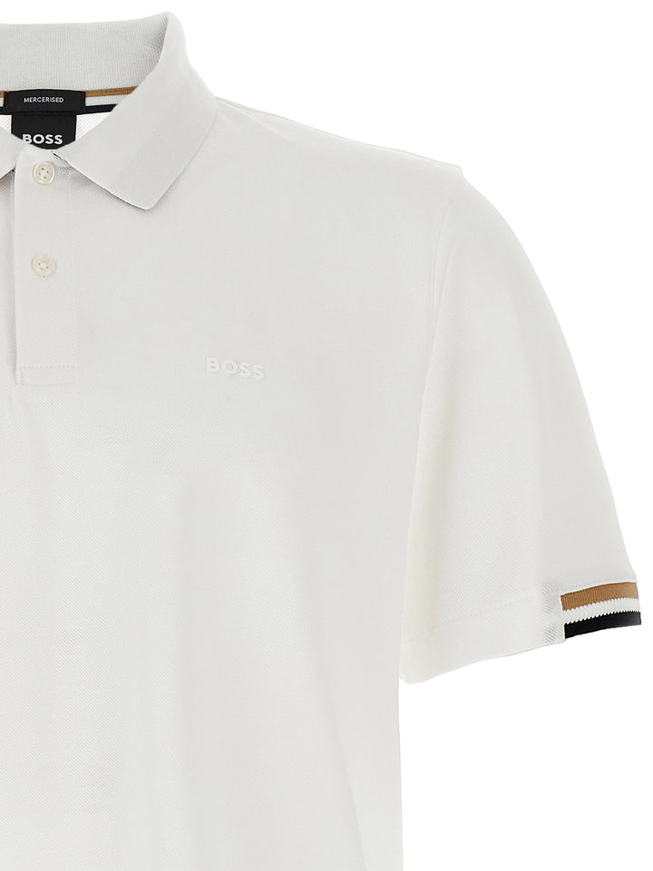 Hugo Boss Parlay 147 Polo - White | 6bae8a2d235d4531edce1eb755ed50de9888e7a7