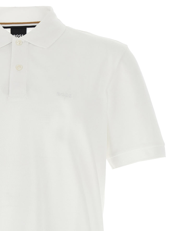 Hugo Boss Pallas Polo - White | 9fbaf1385c8b7eb72e819822452aa4c244c711e1