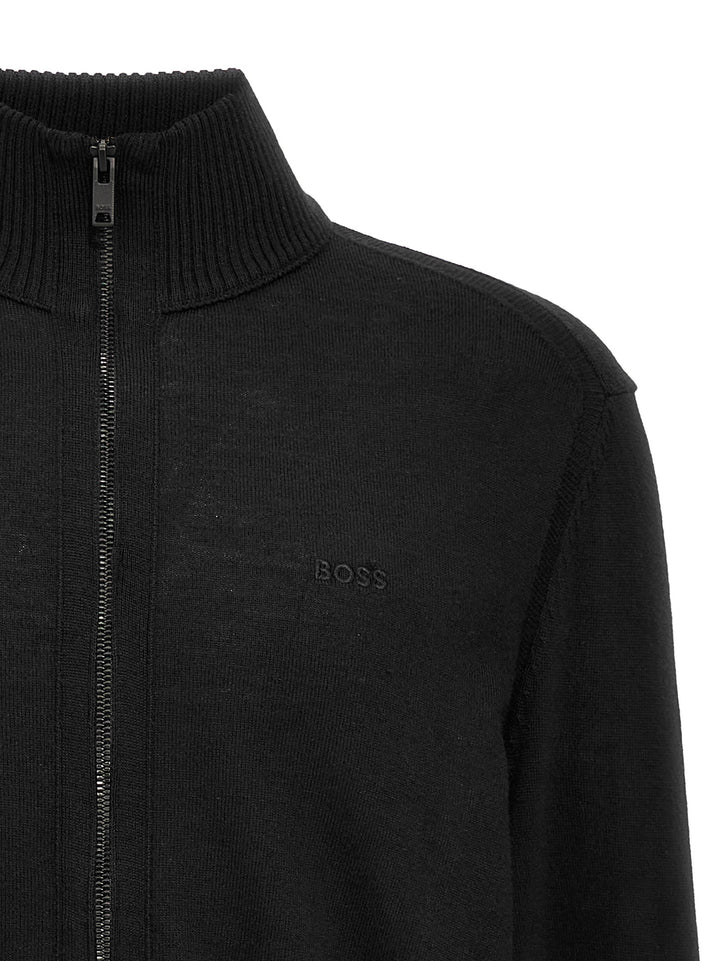 Hugo Boss Balonso-L Sweaters and Cardigans - Black | e5054faf4c8427fdd3d2ecfd5a4a8273249e75fe