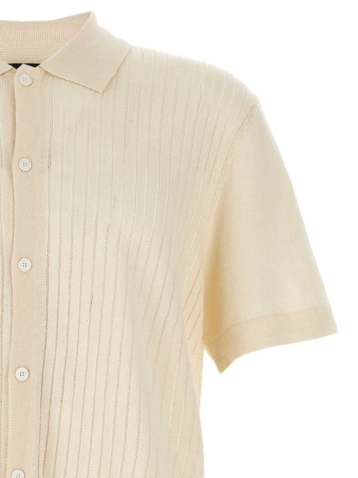 Hugo Boss Knitted Shirt Shirt and Blouse - White | 72c8c123c3830026b680f48f7438d3c2eaee1d16