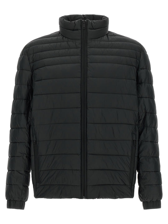 Quilted Down Jacket Puffer Jackets Black