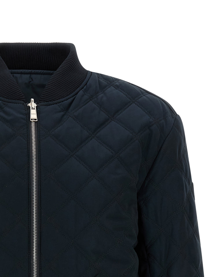 Hugo Boss C-Corle Puffer Jackets - Blue | 86e63751fe5fa7c8ce6c389abe429bef4bb1e715