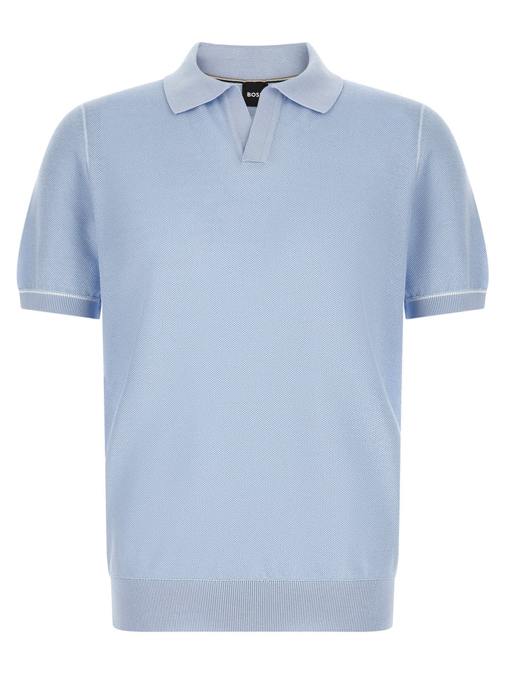 Hugo Boss H-Narciso Polo - Light Blue | 8c3cf03d30e3d61f45600c4925ee969ddb1b2d96