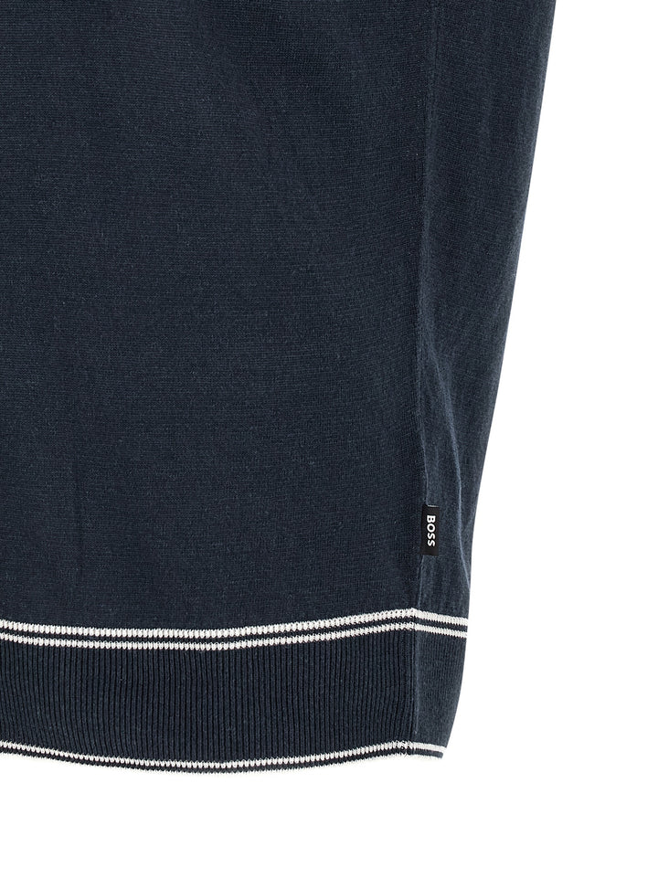 Hugo Boss H-Norberto Sweaters and Cardigans - Blue | f60319cc42a67ca11e626ea4d9cbd661557a058e