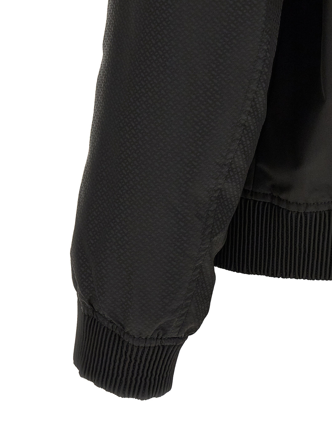 Hugo Boss Monogram Sleeve Bomber Jacket Piumini, Parka, Giacche casual - Black | 7915a7b5041fa096a35541809d43e77767da15bf