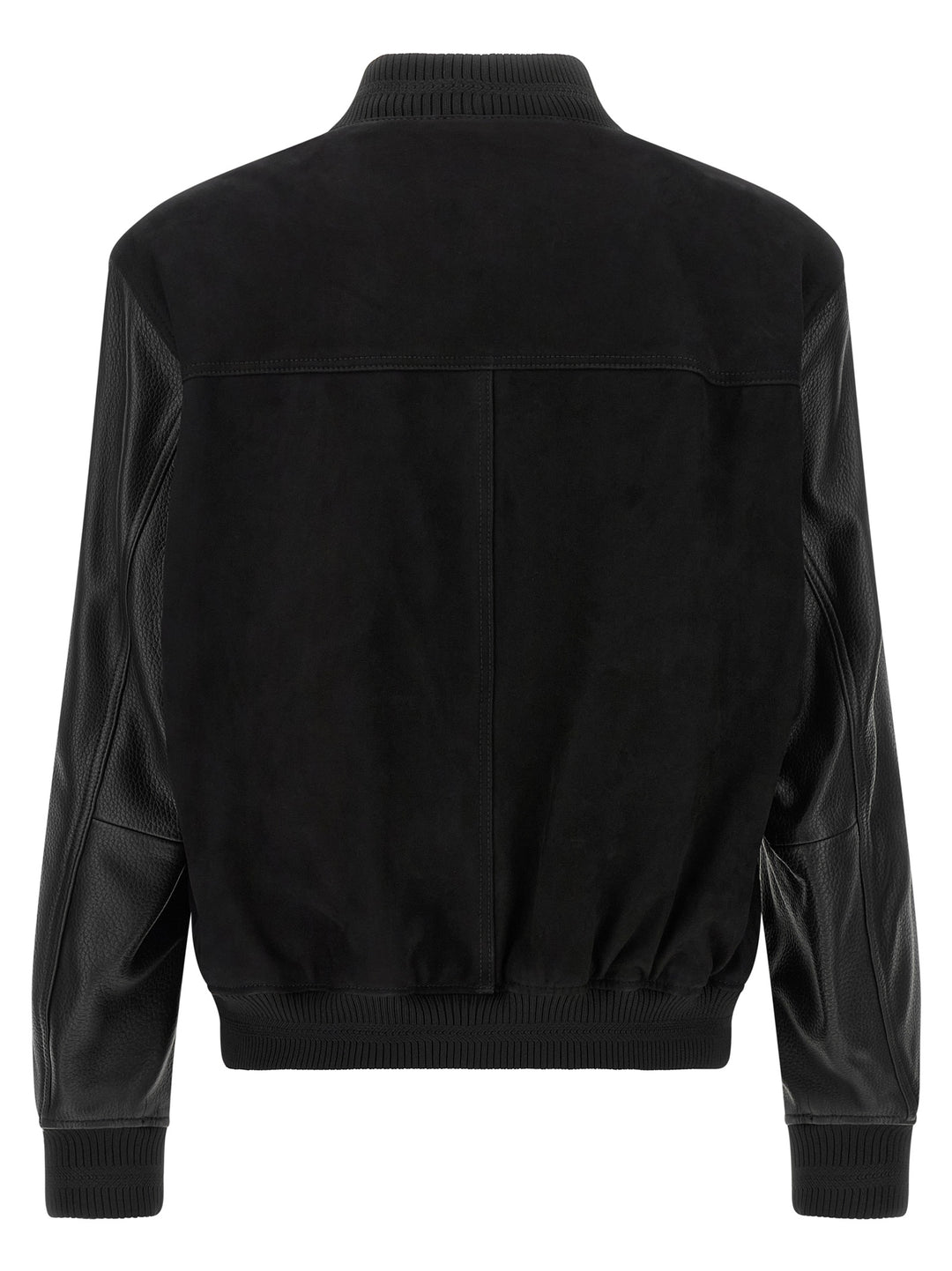 Hugo Boss Leather Bomber Jacket Puffer Jackets - Black | c4cc1f55e5f3034ae188e71e62e439625aba1834