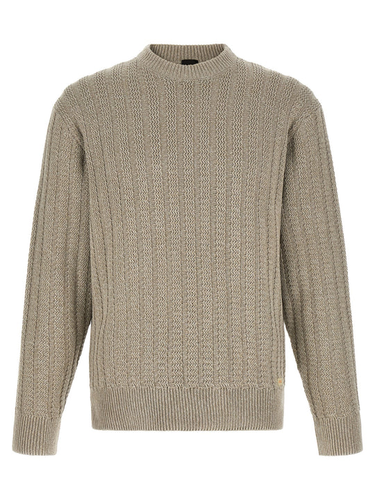 Cotton Sweater Sweaters And Cardigans Beige