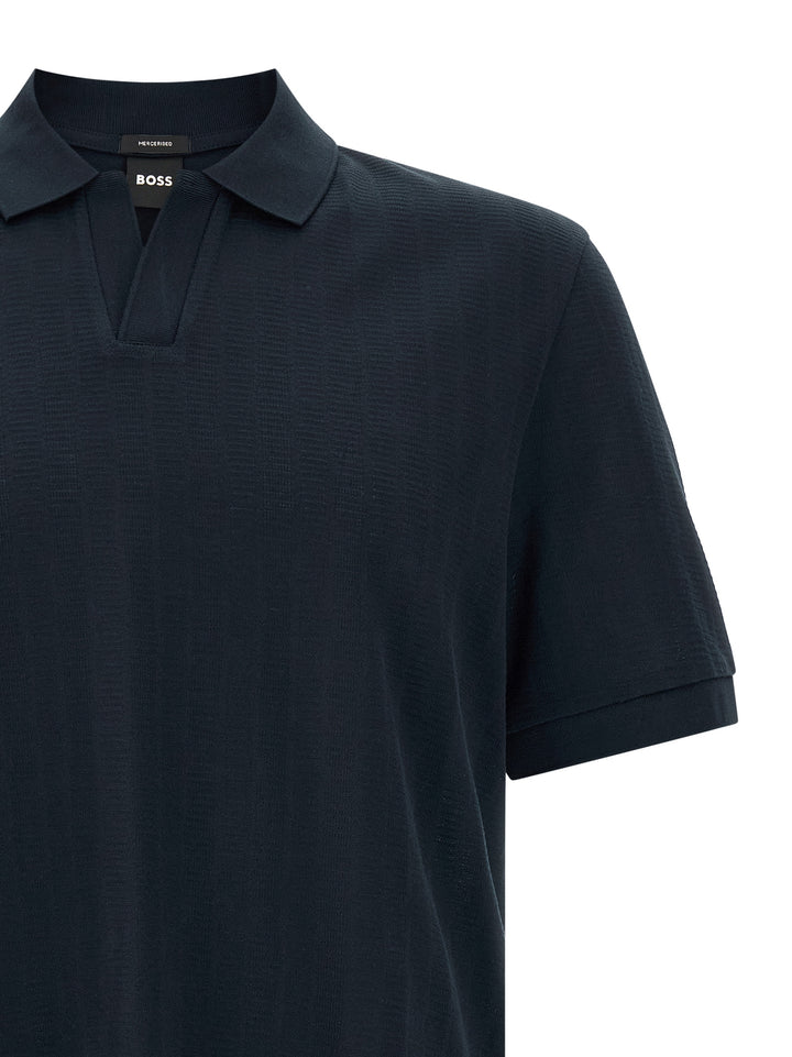Hugo Boss C-Ponti 118 Polo - Blue | 43509d1e440f5b3170f3c64a4e28dc76928b46d1