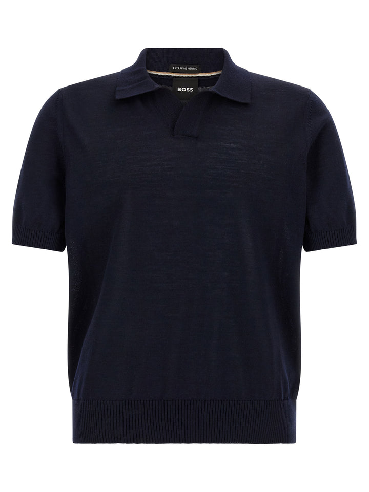 Hugo Boss H-Lantoni Polo - Blue | e40eebad563393afeae4cde1d76db2e6ce7ee6c5