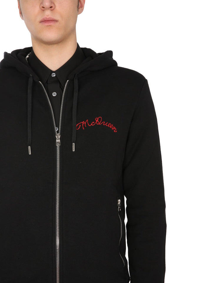 Alexander McQueen Sweatshirts - Black | Wanan Luxury