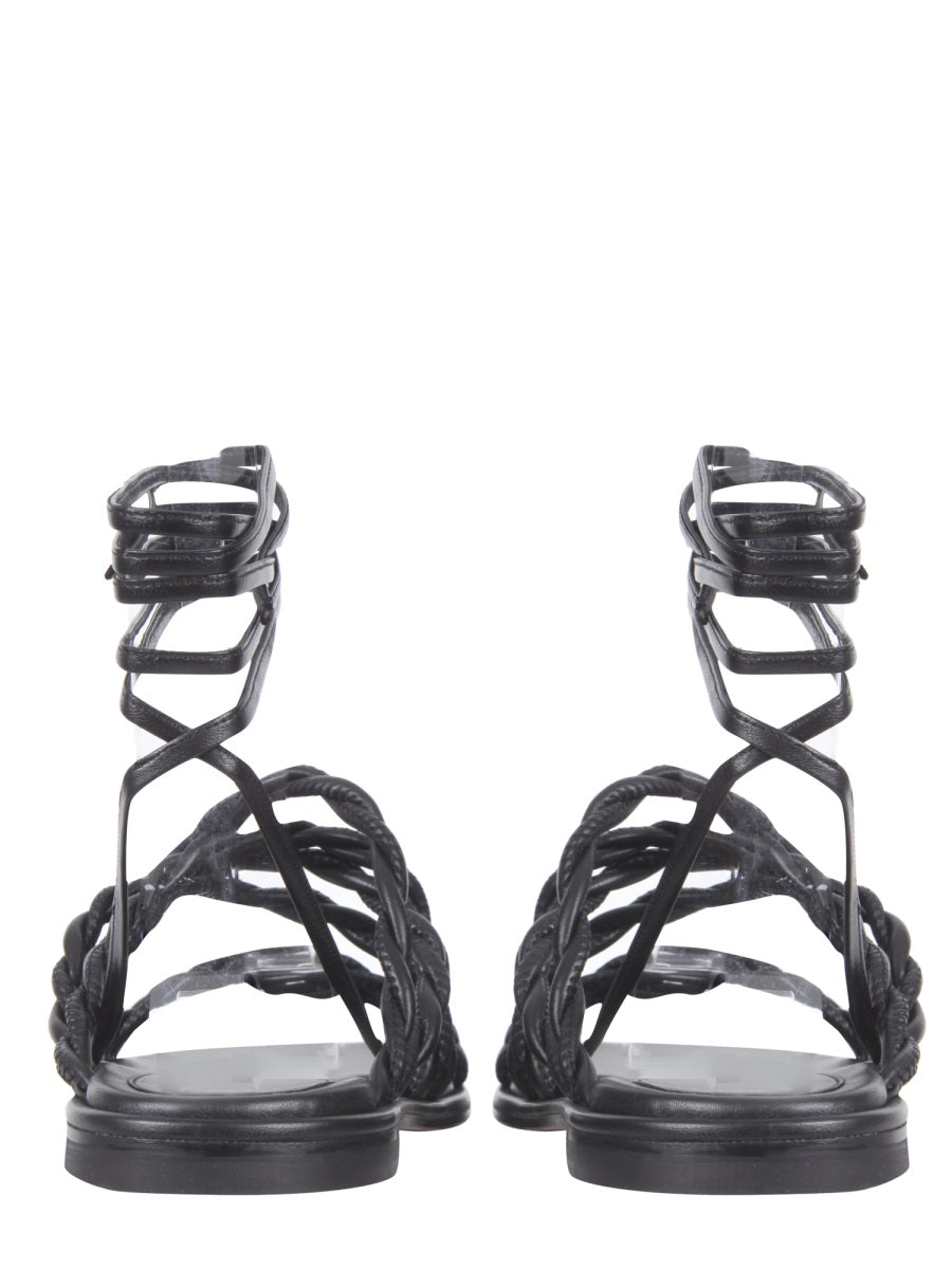 Stuart Weitzman Sandals - Black | a4d04ba76ff493a4e5a1b26b40713cc755604d44