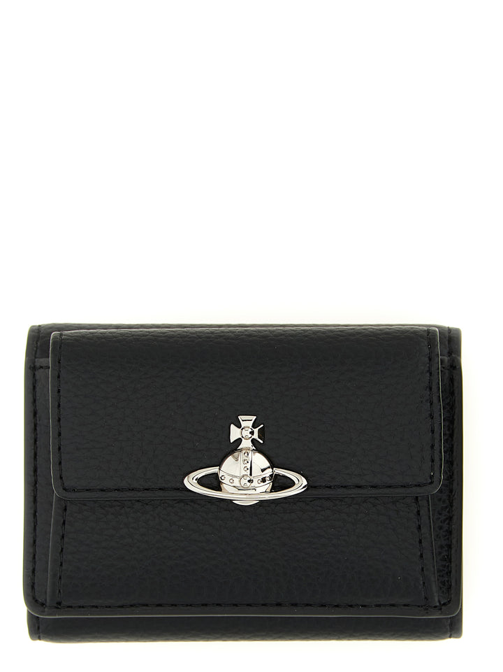 Vivienne Westwood Orb Logo Small Wallet Wallets and Card Holders - Black | 8cc7d2dfee64ce3e086cf8921b3163b08c12fd92