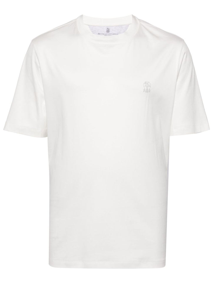 Brunello Cucinelli T-shirts - White | e43bb3d6f20bbb9be543fb5eea22fbb09633bf77