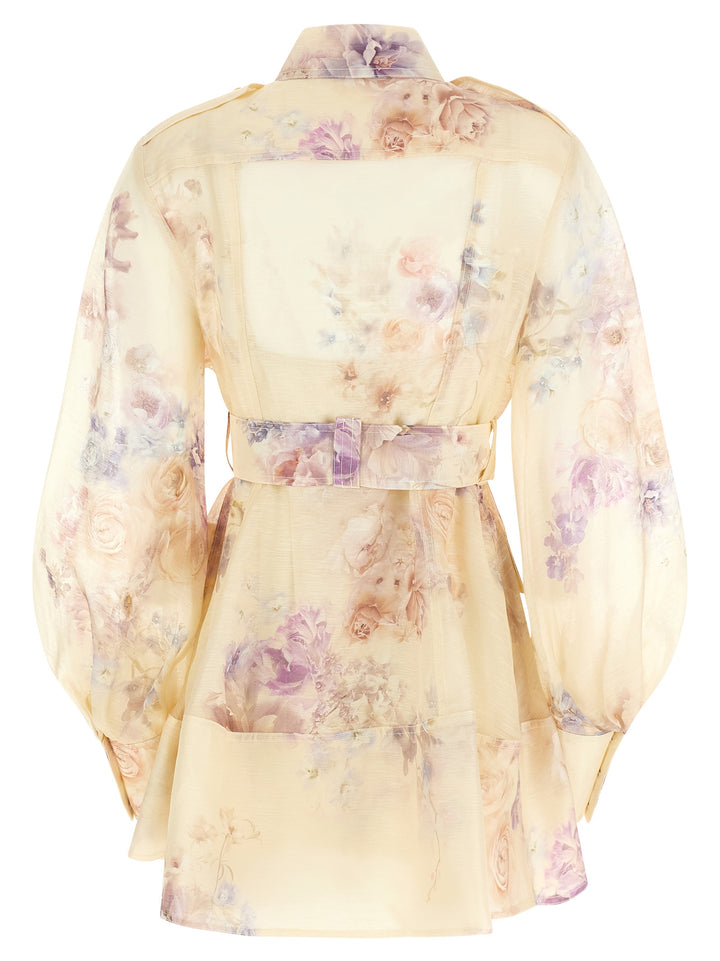 Zimmermann Hypnotic Utility Mini Dresses - Pink | b6858fbd2228d0a5600adb8e02cf9c4b51faa4cf