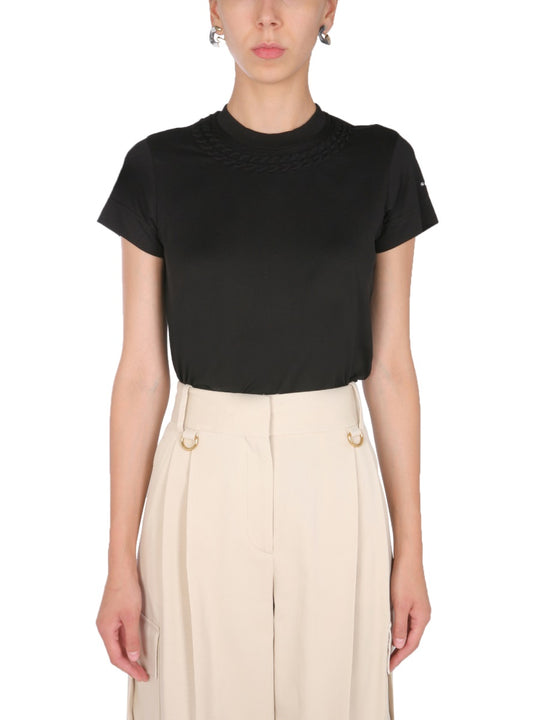 T-Shirt With Chain Motif