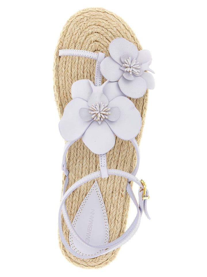 Zimmermann Orchid Sandals - Purple | bfd4f58f5974da5bdda0b07ba78b531531486b72