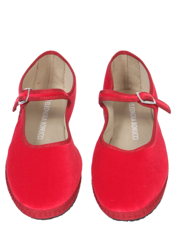 Friulane Flat Shoes - Red | Wanan Luxury