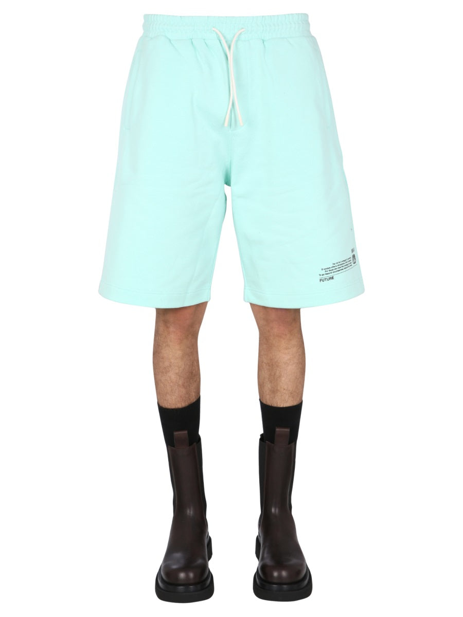 MSGM Shorts - Green | Wanan Luxury