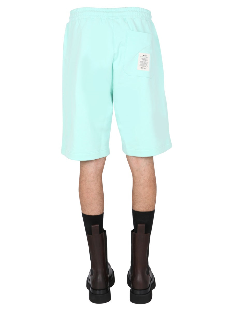 MSGM Shorts - Green | Wanan Luxury