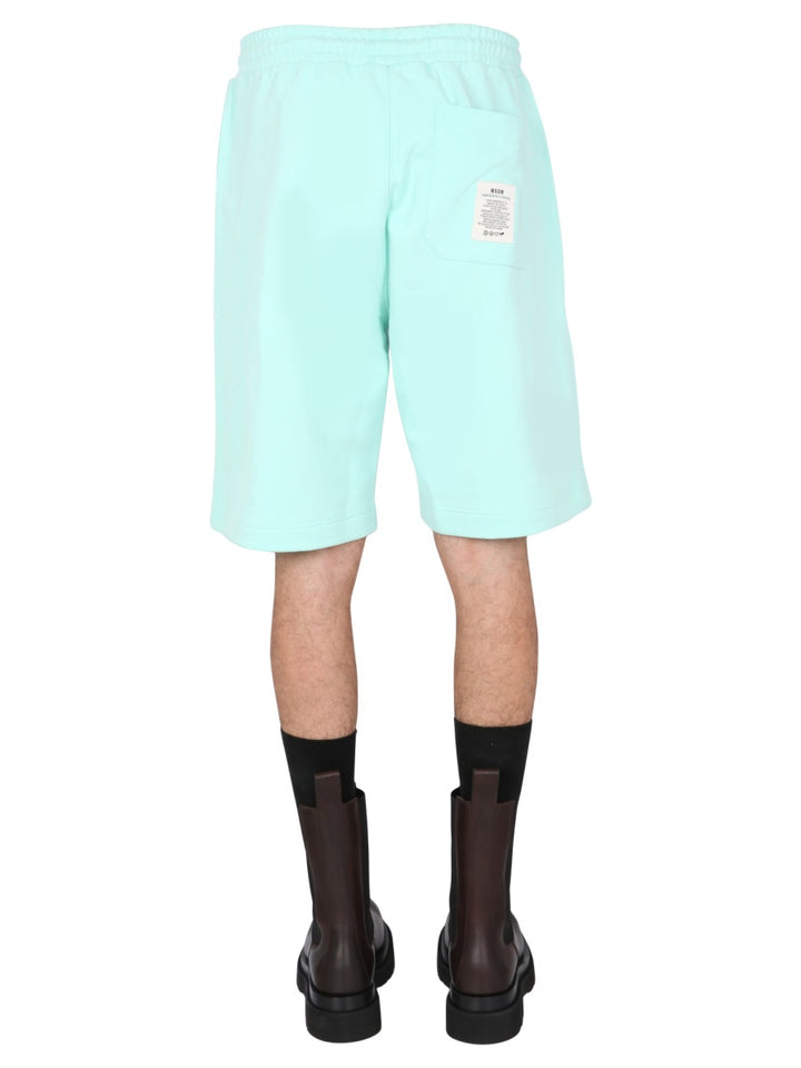 MSGM Shorts - Green | Wanan Luxury