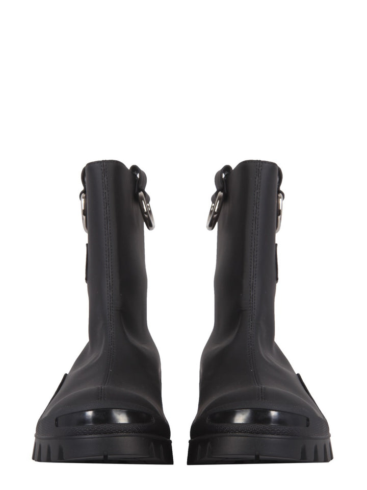 MSGM Boots - Black | Wanan Luxury