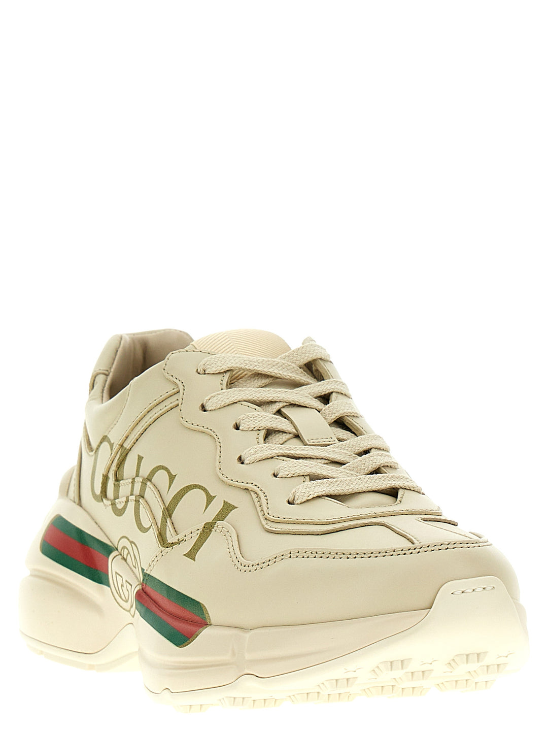 Gucci Rhyton Sneakers - White | e1c7b7f37bc17fe5251add070eea25df7ce63716