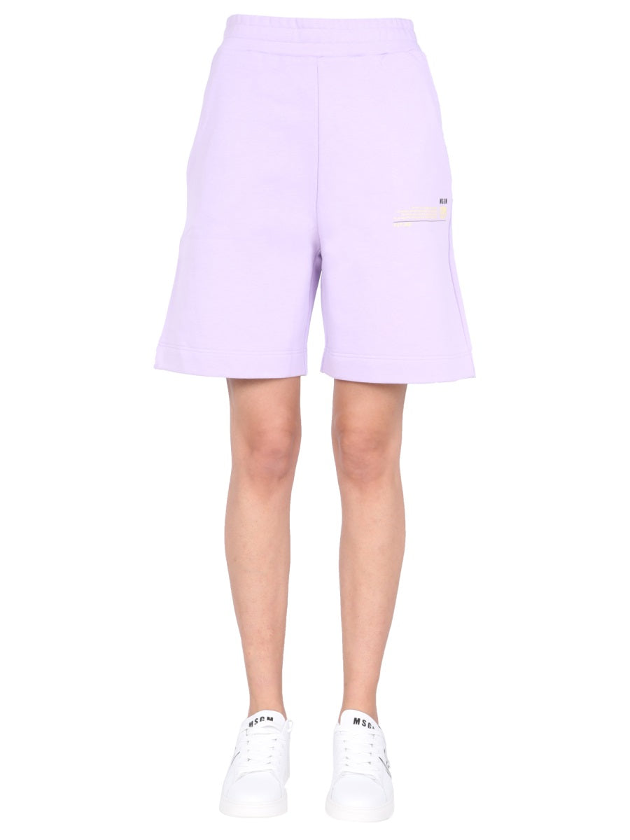 MSGM Shorts - Lilac | Wanan Luxury