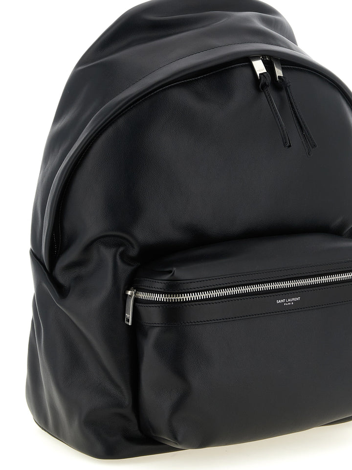 Saint Laurent City Backpacks & Travels - Black | dd22c41a58b0a9ee82d45f8c5d260362ce3dc979