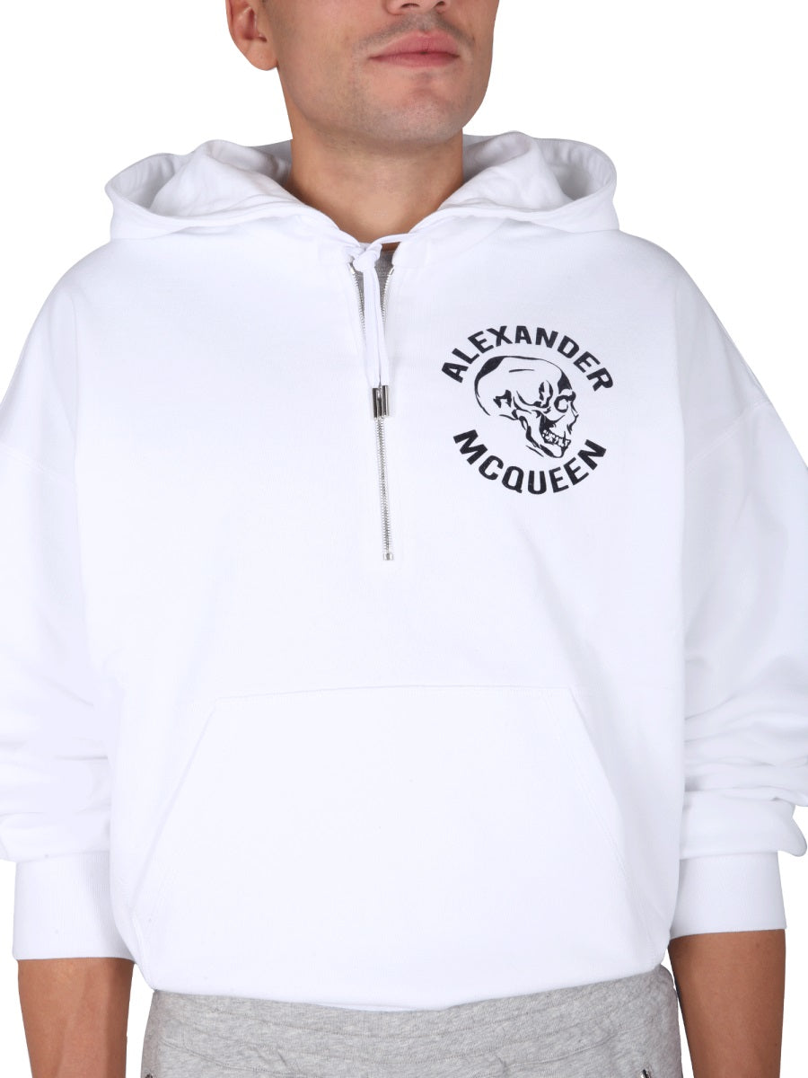 Alexander McQueen Sweatshirts - White | Wanan Luxury