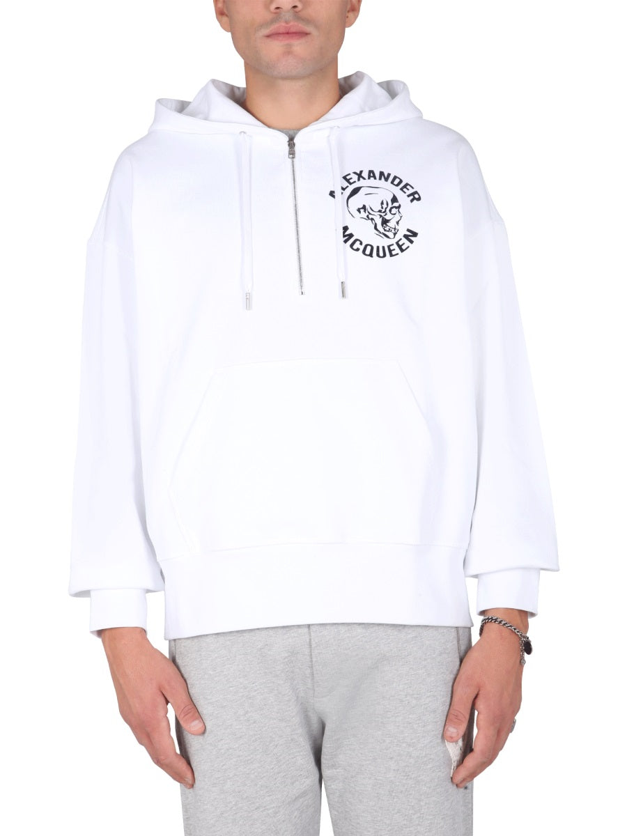 Alexander McQueen Sweatshirts - White | Wanan Luxury
