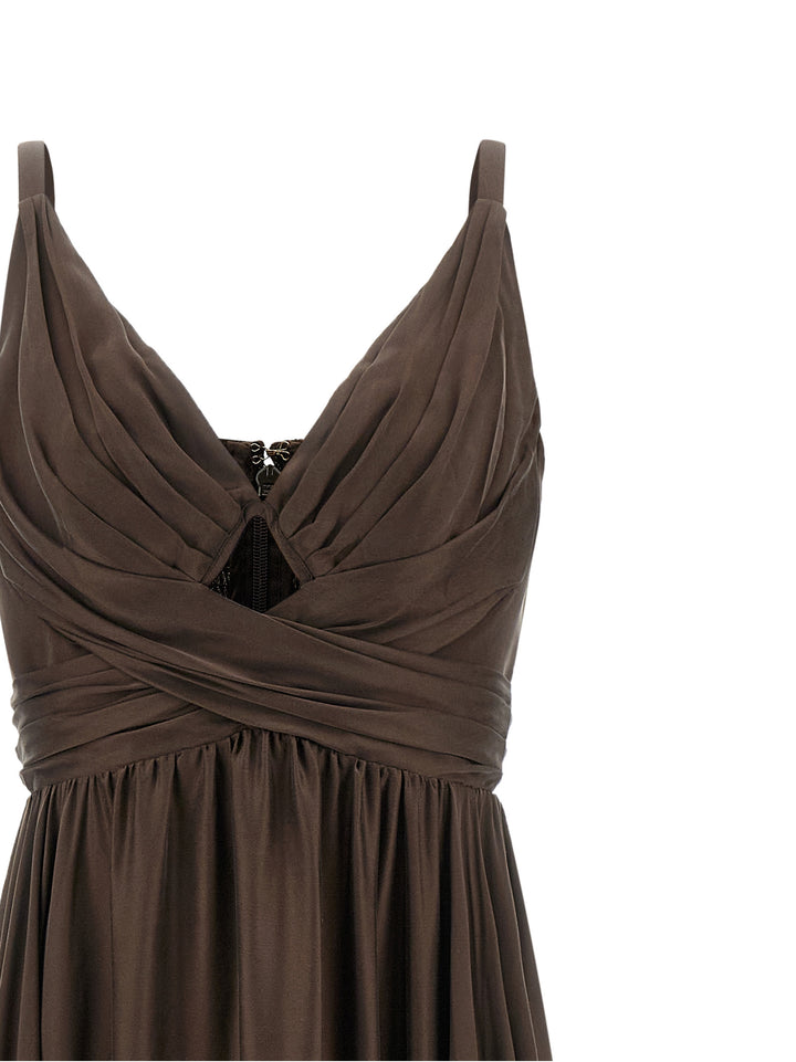 Zimmermann Cut-Out Dress Dresses - Brown | ce4b9ffb120d35b7a1998927a90d9a59a6471948