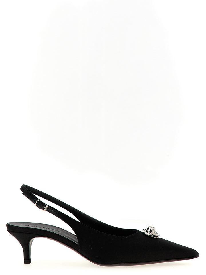 Magda Butrym Rosetta Slingback Pumps - Black | 0fcd299702ff5d3581914af8dd00f530294ef516