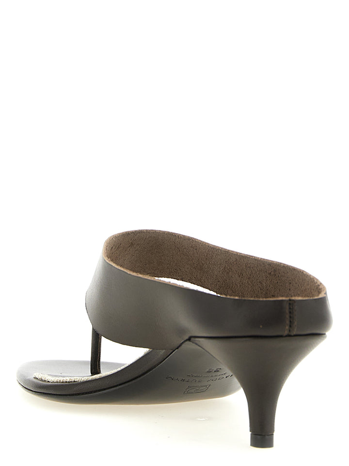 Magda Butrym Leather Sandals - Brown | 6b0accb1ebc0a473c01706cb5ebe91700e98efe5