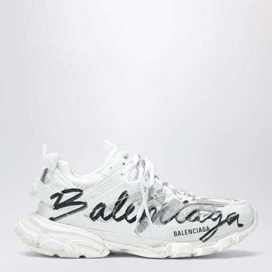 Track Signature Sneakers In White/Black
