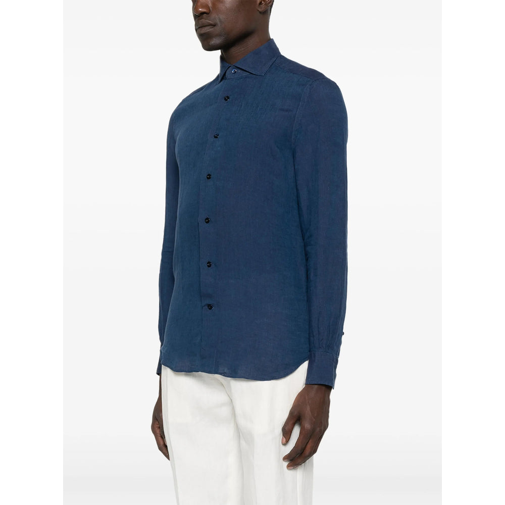 Mazzarelli Shirts - Blue | ef53d1e0631e77c8da6223b465ba5c43bc005657