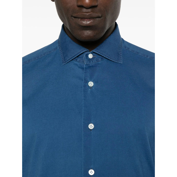 Mazzarelli Shirts - Blue | 45961117970823f8ca99b37efd7c6b4967705e47