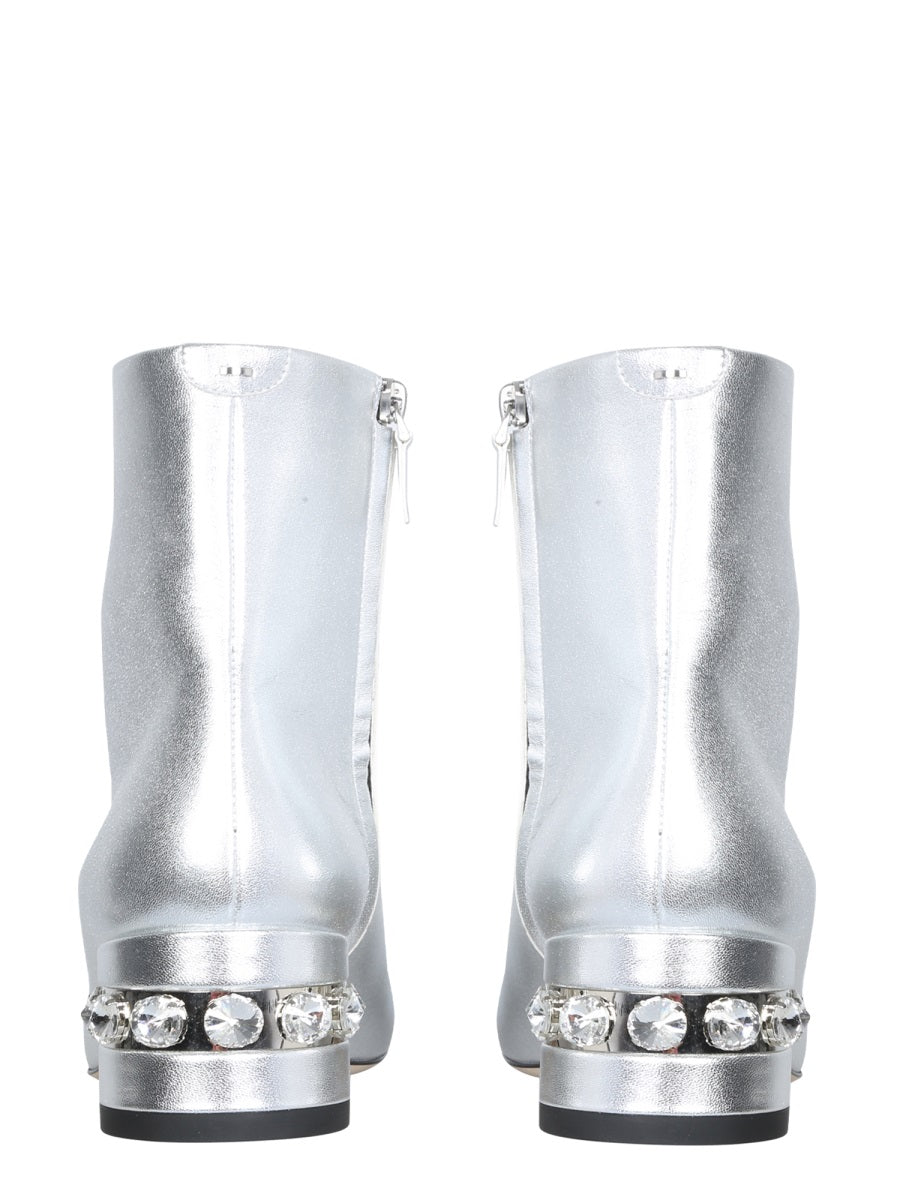 Nicholas Kirkwood Boots - Silver | ecb5e505b349a4189feb26479148aafcdc158c52