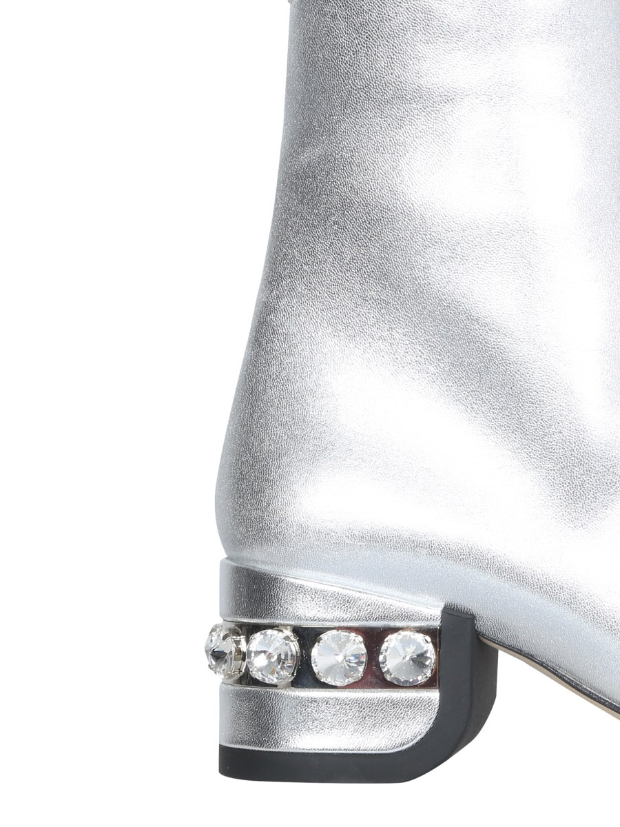 Nicholas Kirkwood Boots - Silver | Wanan Luxury