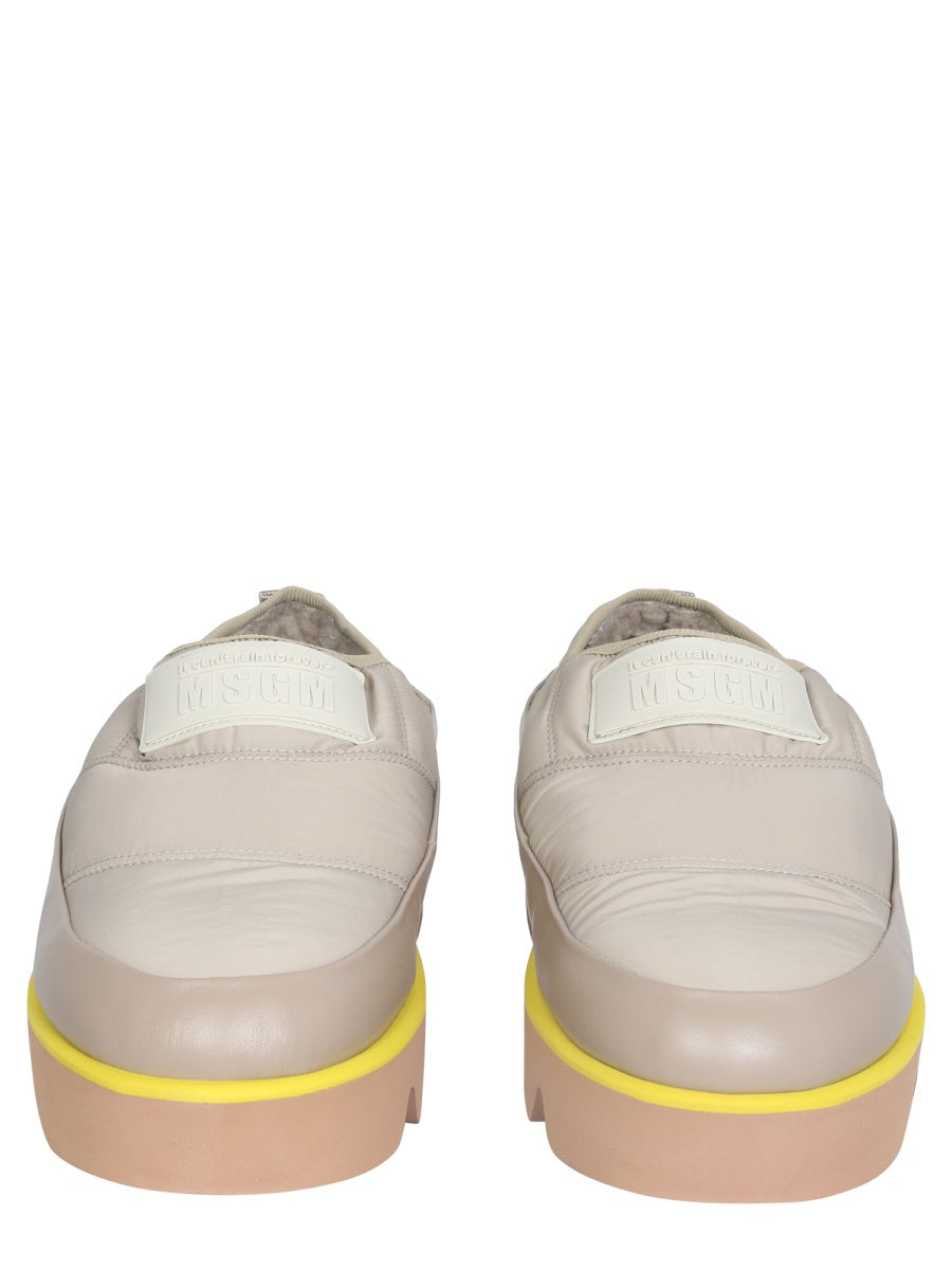 MSGM Sneakers - Beige | Wanan Luxury