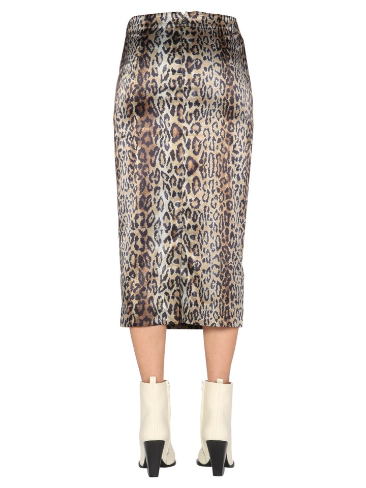 Rotate Birger Christensen Skirts - Animal Print | Wanan Luxury