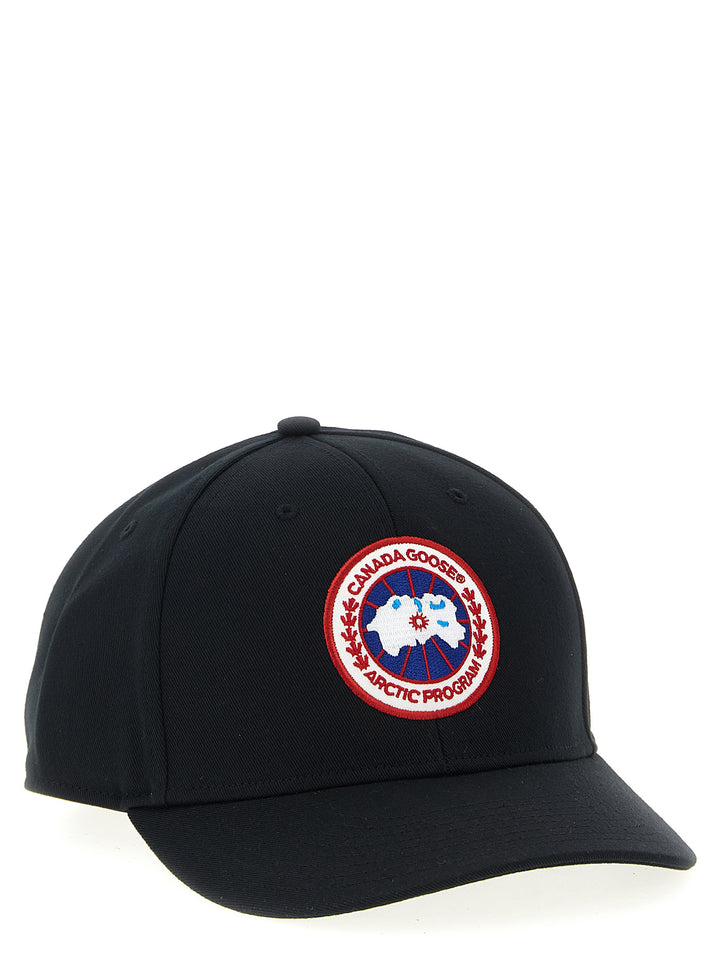 Canada Goose Logo Embroidery Cap Hats - Black | 14ec9437f17b7fea612366b26e5348ac95f6f863
