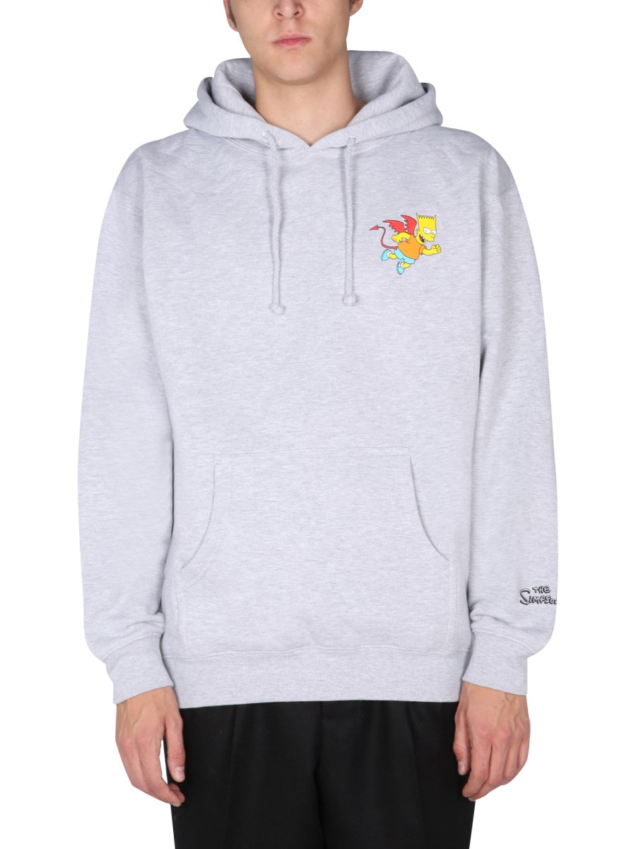 Chinatown Market x The Simpsons Sweatshirts - Grey | Wanan Luxury