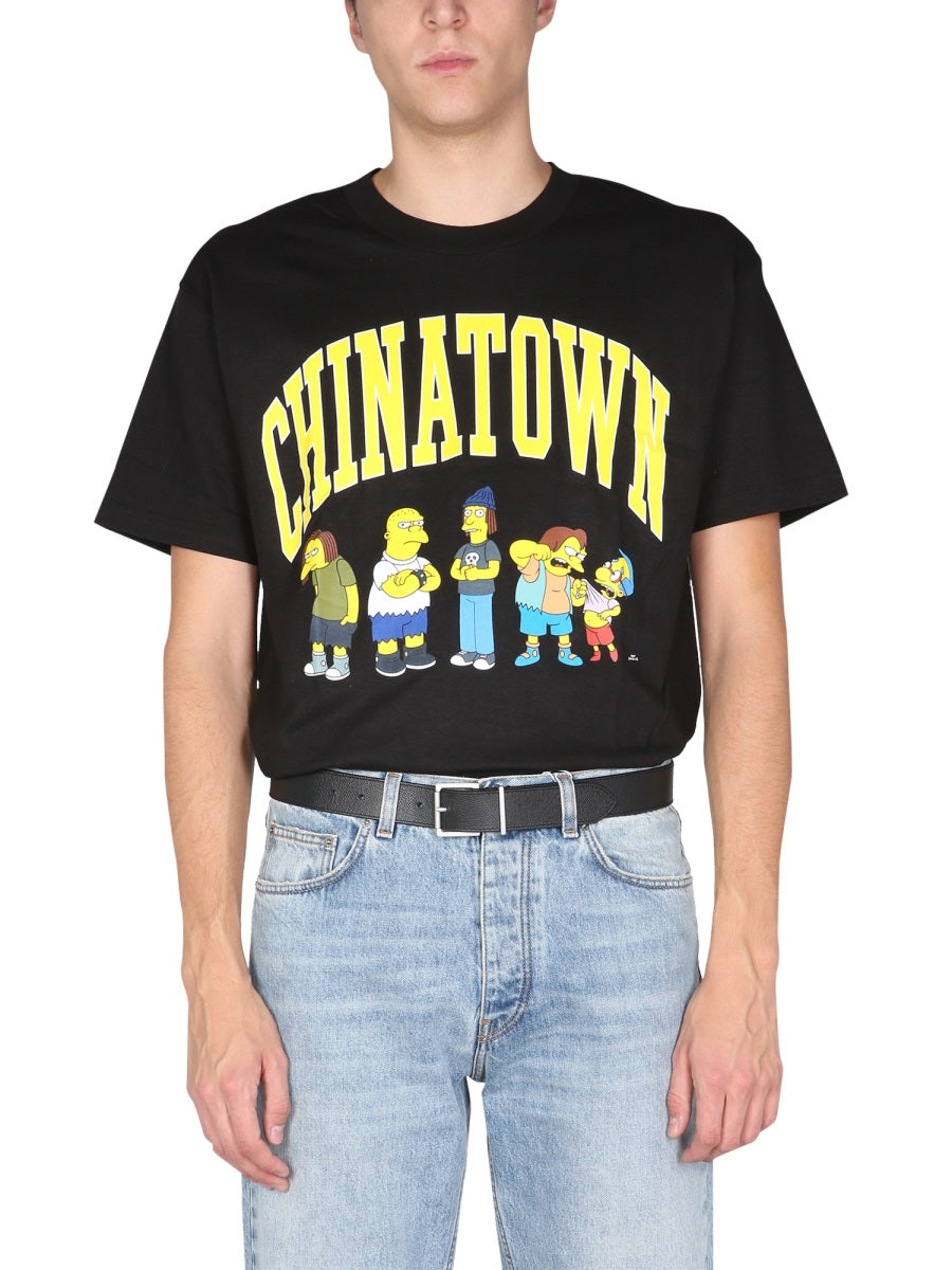Chinatown Market x The Simpsons T shirts - Black | Wanan Luxury