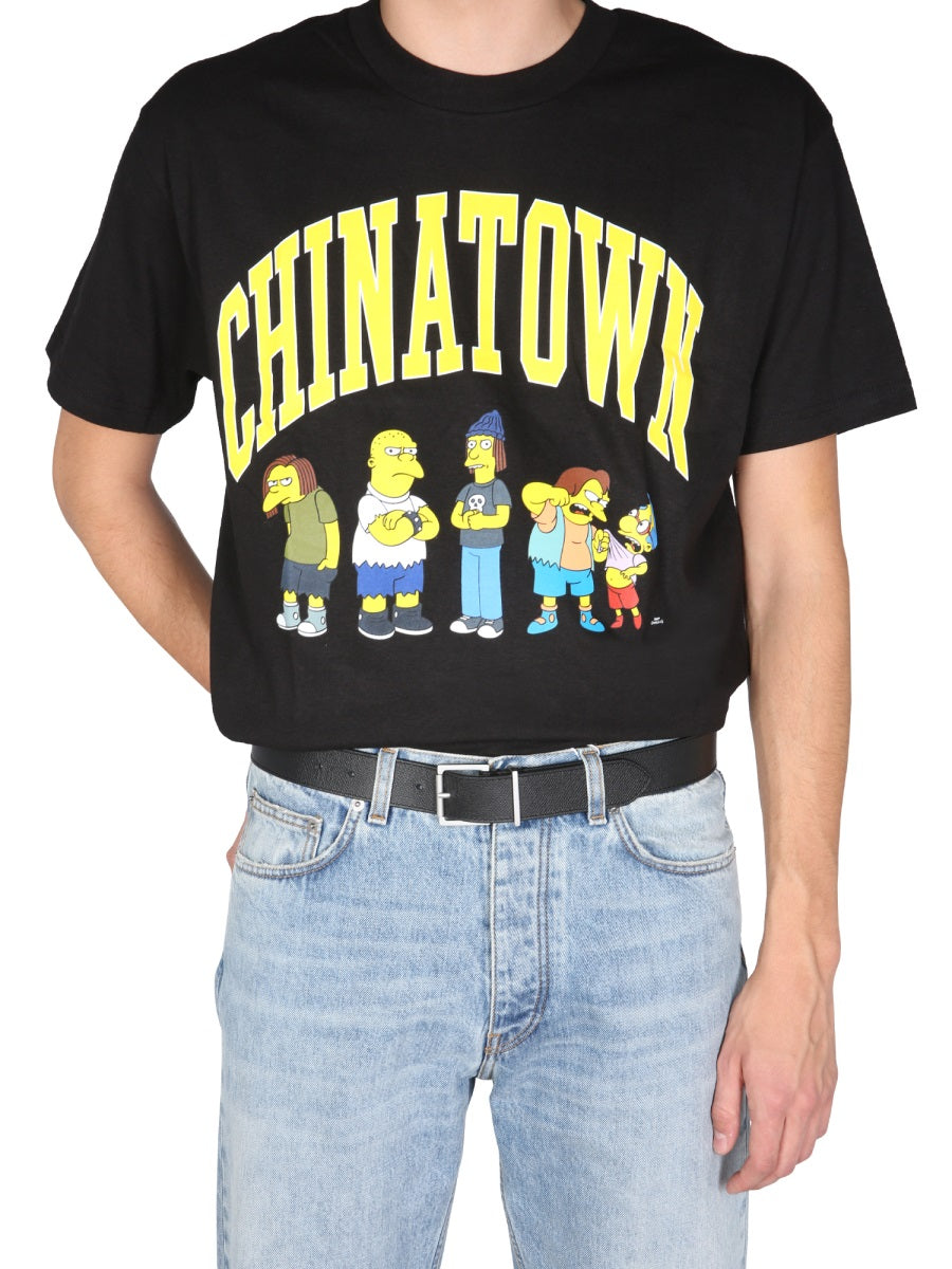 Chinatown Market x The Simpsons T shirts - Black | Wanan Luxury