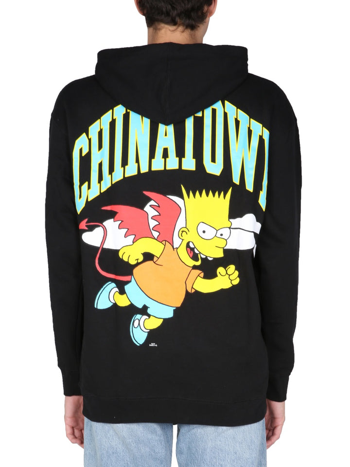 Chinatown Market x The Simpsons Sweatshirts - Black | Wanan Luxury