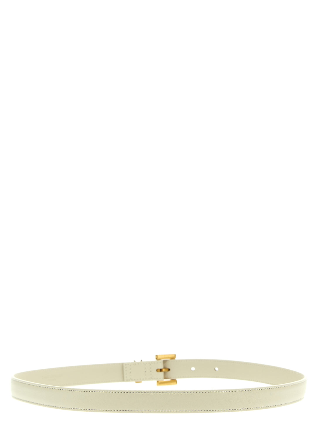 Saint Laurent Cassandre Belts - White | 9b186410a031b30b71b6b181db1c0d9a99d5211e