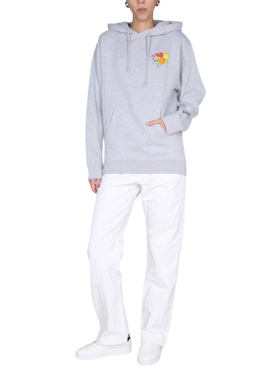 Chinatown Market x The Simpsons Sweatshirts - Grey | Wanan Luxury